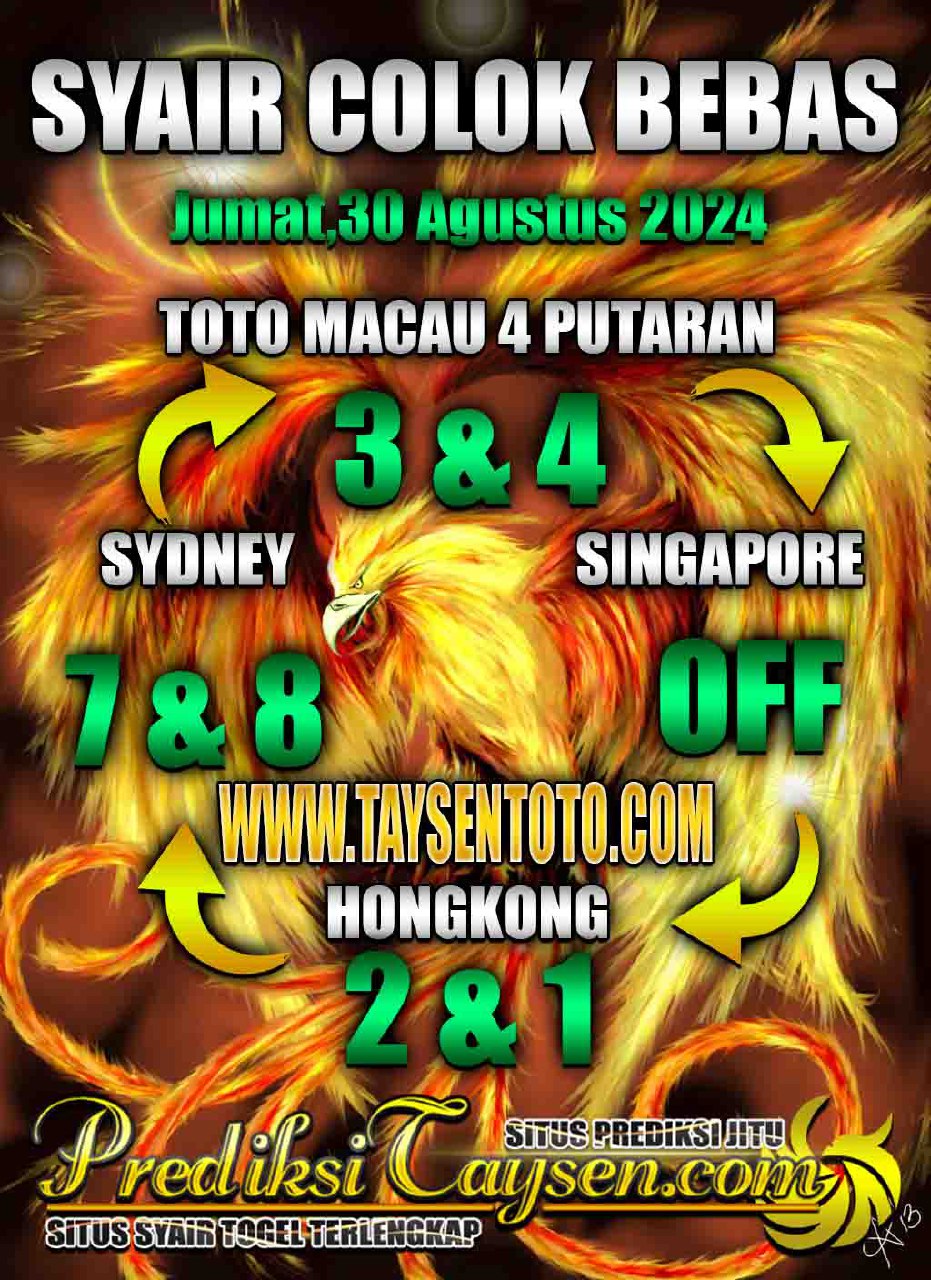 Syair Burung Purba Sydney Hari ini Jumat 30 Agustus 2024